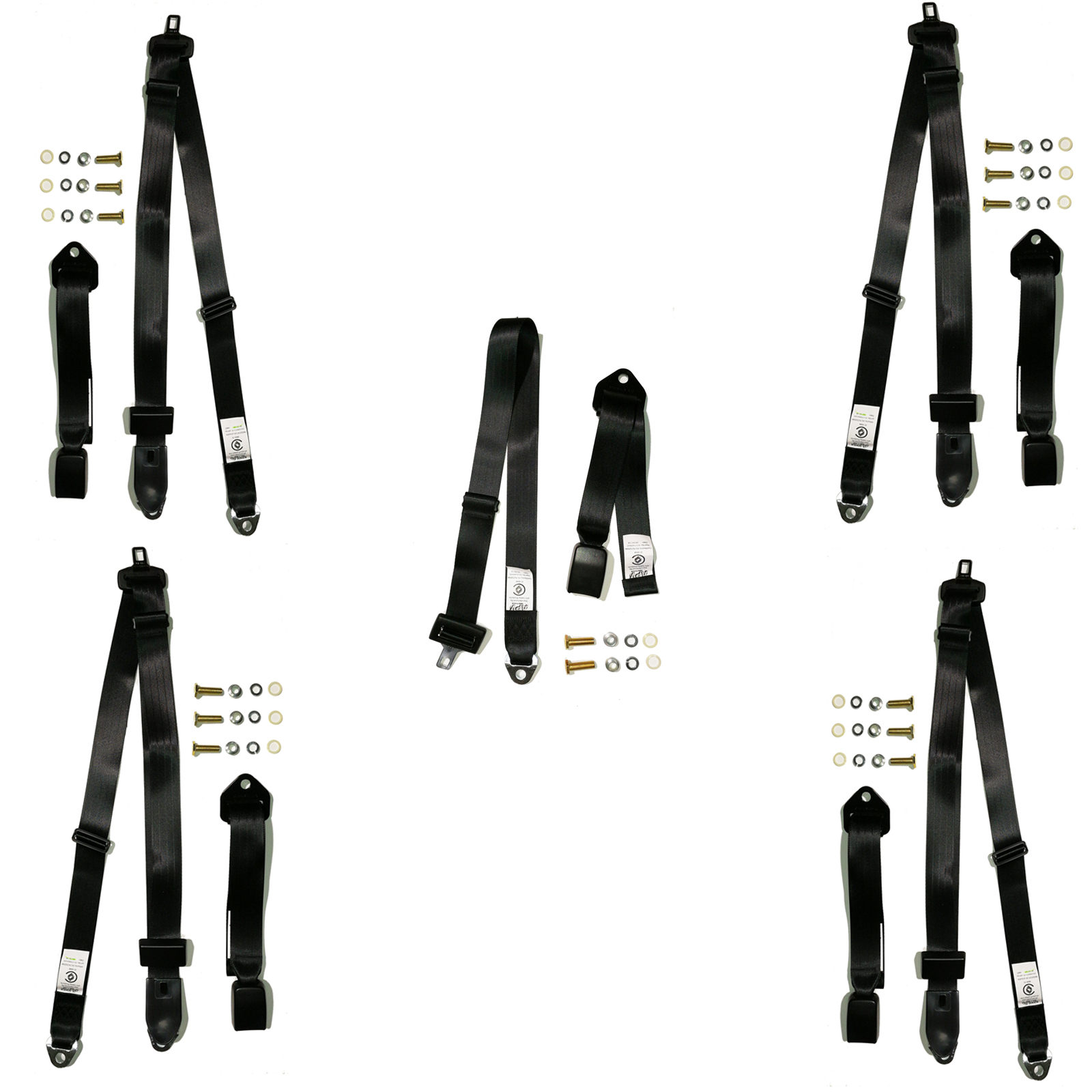 Holden HD HR Premier Complete Bucket Seat Belt Kit ADR Approved