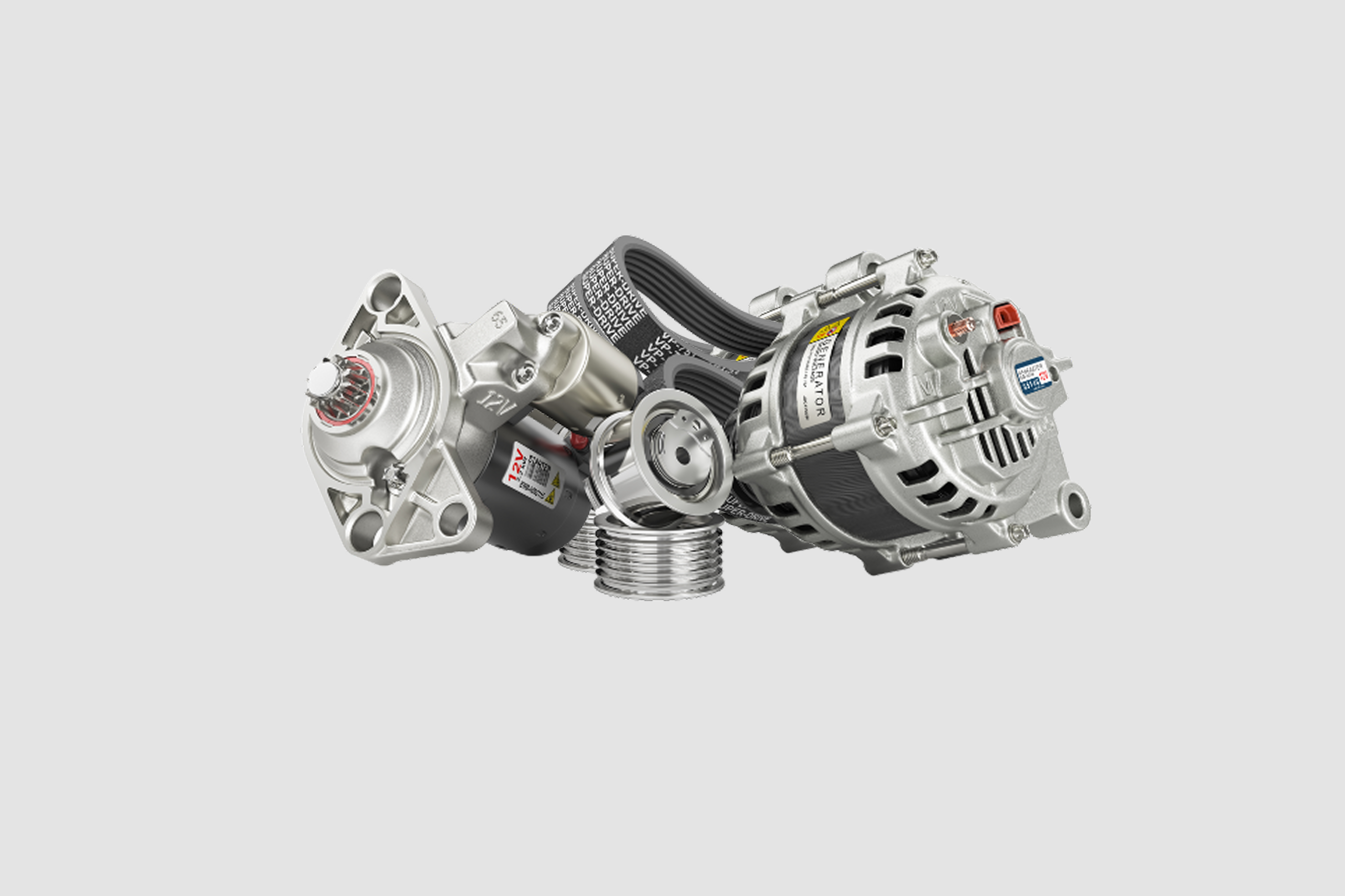 Premium alternators and starter motors
