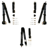  Rear Seat Belt Set to Suit 1992-94 Toyota Corolla AE104 Sedan - ADR Approved