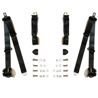  Rear Seat Belt Set to Suit Toyota Corolla 1991-99 AE Series Sedan - ADR Approved