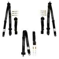 APV Front Seat Belt Kit To Suit Toyota Landcruiser HJ40 5 Door Station Wagon Bench Seat- ADR