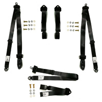  Rear Seat Belt Kit  for Holden HD HR Sedan - Wagon - 3 Seat Belts - ADR Approved