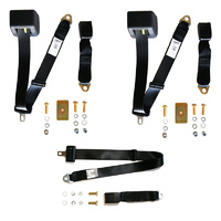  Rear Retractable Seat Belt Kit To Suit Toyota Sprinter AE70 1980-85 2 Door Coupe - ADR