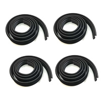 Complete Main Bailey Channel Kit for Holden FX FJ  for all 4 Doors - Soft Flocked