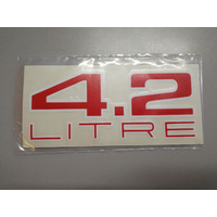 Air Cleaner Decal 4.2 Litre HJ & LH 1974-76 (9931643)