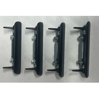 SUITS HOLDEN HQ-WB TORANA LH-LX NEW BLACK OUTER DOOR HANDLES SET OF FOUR