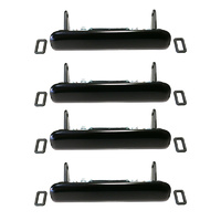 SUITS HOLDEN HQ-WB TORANA LH-LX NEW BLACK OUTER DOOR HANDLES SET OF FOUR
