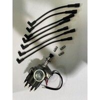 Electronic HEI Distributor 6 Cylinder Blue Motor Ignition Lead Set for WB VC VH VK Commodore 2.8 and 3.3 litre