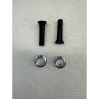 Black Door Lock Knobs + Surrounds suits Holden HK HT HG HQ HJ HX HZ WB Torana  LH LX UC - For 2 Doors