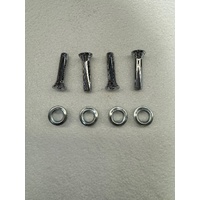 Chrome Door Lock Knobs + Surrounds suits Holden HK HT HG HQ HJ HX HZ WB Torana LH LX UC - For 4 Doors