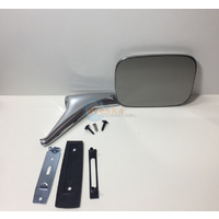 HOLDEN HQ HJ HX HZ CONCOURS ORIGINAL STYLE DOOR MIRROR ASSEMBLY - LEFT HAND