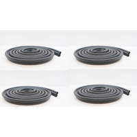HOLDEN VN VP VR VS COMMODORE FRONT OR REAR DOOR SEAL ON BODY BLACK - SETS OF 4