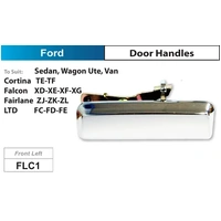 Door Handle Chrome Left Hand Front for Ford Falcon XD XE XF Sedan, Wagon Ute & Van