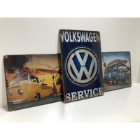  3 Pack - Assorted Metal Signs - 20cm x 30cm