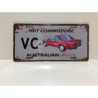  HDT Commodore VC Metal Sign