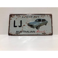  LJ GTR XU1 LJ Metal Sign