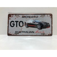  Monaro GTO Metal Sign