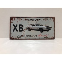 Ford GT XB Metal Sign