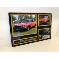HJ GTS Monaro20CM X 30CM Metal Sign