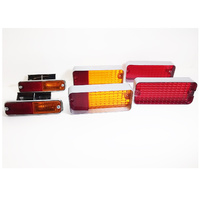  Rear Stop and Indicator Lens and Side Marker Kit for Holden HJ HX Monaro Coupe