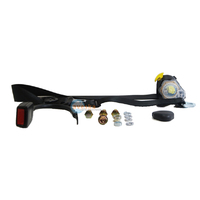Retractable Seat Belt 100/90 In Pillar 250mm Stalk Seat or Tunnel Mounted Buckle - Right Hand Side
