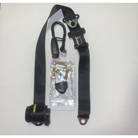 APV Retractable Seat Belt 100/90 3.2m length In Pillar 300MM Floor Mounted Stalk Buckle - Left Hand