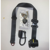 APV Retractable Seat Belt 100/90 3.2m length In Pillar 300MM Floor Mounted Stalk Buckle - Right Hand