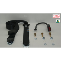Non Retractable Lap Sash Seat Belt - Floor Mounted 400mm - Left Hand