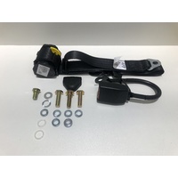  Retractable Seat Belt 40-90 ON pillar 350mm Seat-Tunnel Mounted Stalk Buckle Left Hand