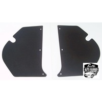 Black Embossed Board Kick Panels for Holden HD-HR - Pair with Clips