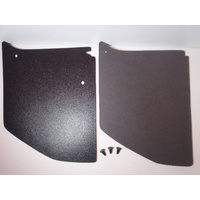  Black Embossed Board Kick Panels for Holden HJ-HX-HZ-WB  (Not for HQ Holden) including fasterners