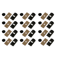 Louvre Fitting Kit Suits All Aunger Rear Louvre Mounting Clips set of 12 (LAT12)