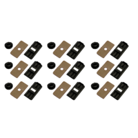 Louvre Fitting Kit Suits All Aunger Rear Louvre Mounting Clips set of 9 (LAT9)