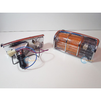 Front Corner Lamp Lens Assembly for Holden HJ HX HZ Monaro Ute Van Sedan Statesman - Pair