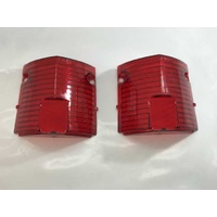 Rear Stop Light Lenses suits Holden EH Sedan & Wagon - Pair