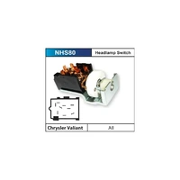 Quality New Headlight Switch for Chrysler Valiant