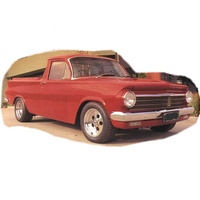  Rubber Kit for EH Holden Utility with Stainless Steel Bailey Channels