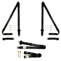 SEAT BELT KIT 3 SETS To Suit TOYOTA HILUX 1968-79 UTILITY REAR BUCKET ADR APPROVED