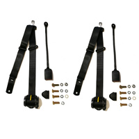 Replacement Bucket Seat Retractable Seat Belts for Holden HK HT HG HQ Sedan RED