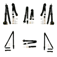 Complete Bench Seat Belt Kit to suit Holden HQ Kingswood Sedan 1970-74 - Set of 6