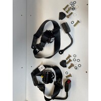 Seat Belt 90/90 On Pillar 250mm Stalk Buckle - Left & Right Side