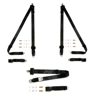 Complete Seat Belt Kit For Valiant VH VJ VK Sedan Bench Seat