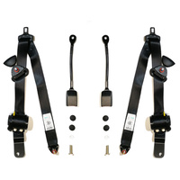 FRONT SEAT BELT KIT TO SUIT HOLDEN COMMODORE VB VC VH VK VL SEDAN / WAGON - ADR APPROVED