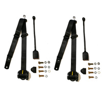 FRONT BUCKET SEAT BELT KIT TO SUIT FORD XY WAGON AND SEDAN - ADR Approved