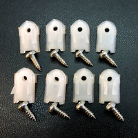 Door Belt End Mould Clips and Screws suits Holden HK - WB Torana LC - UC - 8 Pieces