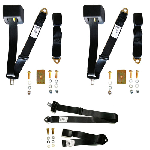 Suits Holden Commodore VB VC Sedan Rear Seat Belt Kit - ADR Approved