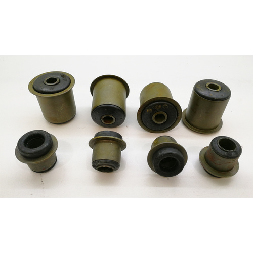 Genuine Mackay or Kelpro Rubber Upper & Lower Control Arm Bush Kit suit Holden HT HG all models