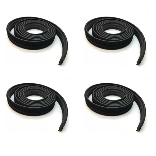 Front and Rear Bailey Channel Kit for HQ HJ HX HZ WB - Door Glass Slider Flocking Rubber Felt - 4 Pieces