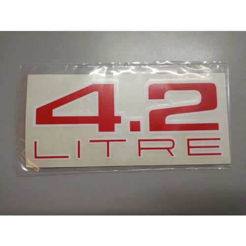 Air Cleaner Decal 4.2 Litre HJ & LH 1974-76 (9931643)