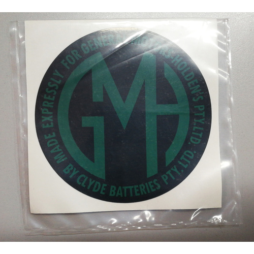BATTERY DECAL GMH